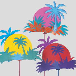 Isla Tropical adorno (25u.) copas helado