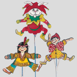 Marionetas adorno (25u.) copas helado