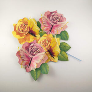 Vanesa flor adorno (25u.) copas helado