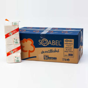 Servilleta papel Miniservice SULFITO blanca 17x17
